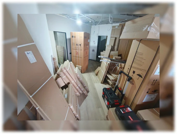 Доставка готовой мебели заказчику